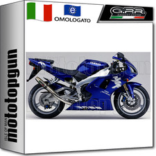 GPR SCARICO HOM DEEPTONE INOX YAMAHA YZF 1000 R1 1998 98 1999 99 2000 00 2001 01