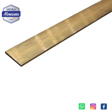 Barra piatta liscia ottone - liscia,