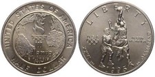 USA - AMERICA Mezzo 1/2 Dollaro 1995 - OLIMPIADI ATLANTA Basket