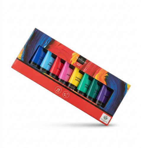 Set colori acrilici tubetti - set,