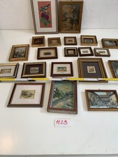 Lotto 20 mini quadri vintage