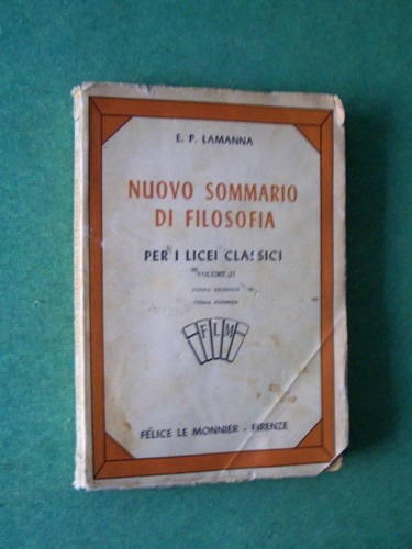 Nuovo sommario filosofia e - sommario, di
