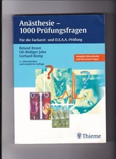 Roland Braun. Anästhesie - 1000 Prüfungsfragen für die Facharztprüfung Braun, Ro