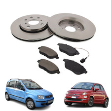 Kit 2 Dischi Freno + Pastiglie