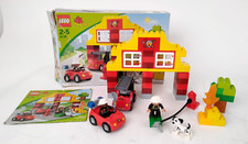 Scatola set Lego Duplo La Mia Prima Caserma Pompieri 6138 Usato Fuori Produz-72B