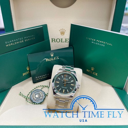 Rolex 116400gv milgauss 40mm - rolex,