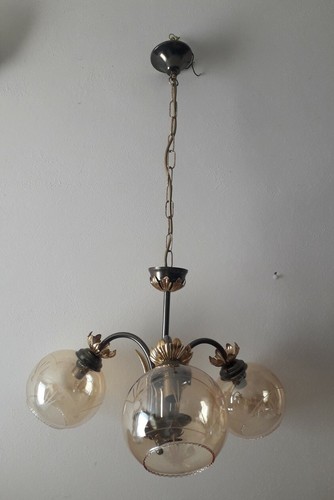 Lanpadario luci bocce vetro - luci,