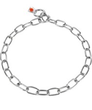 SPRENGER Collare Maglia Media (Ovalino)  Acciaio Inox Silver  3 mm , 54 cm