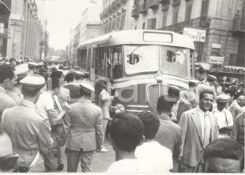 1955 genova manifestanti - genova,