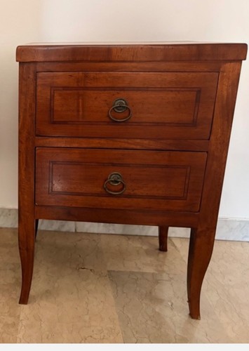 Comodino vintage marroni - vintage,