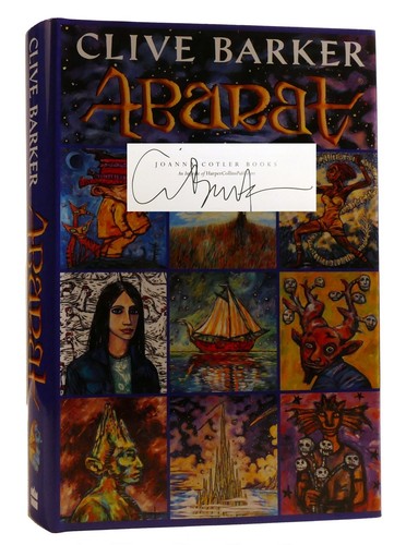 Clive barker abarat signed 1st - barker,