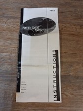 BSA RED DOT 1996 ISTRUZIONI