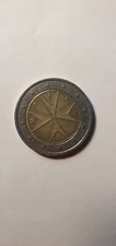 moneta 2 euro rara, Malta 2008, con errore di conio