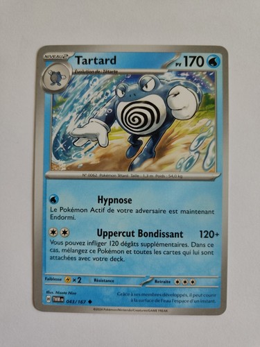 Carte pokémon tartard - carte,