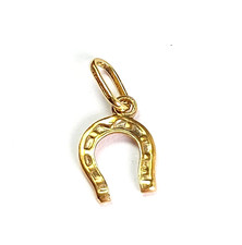 Ciondolo piccolo portafortuna ferro di cavallo vintage anni 80 Italia ciondolino