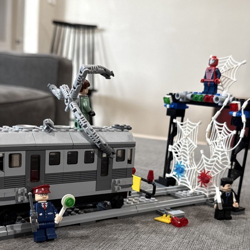 Lego spider man train - lego,