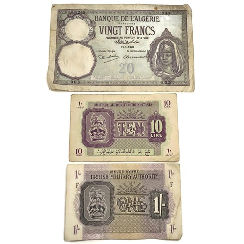 Ww2 banconote autorità - banconote, x3