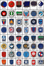  spilla/distintivo calcio Danimarca - NUOVO! parte 1