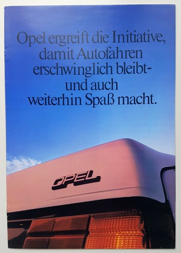 Depliant opel ascona - ascona, in