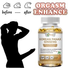 Ginseng Panax Rosso Coreano - 120 Capsule - Forza Extra 1600mg Massima Potenza