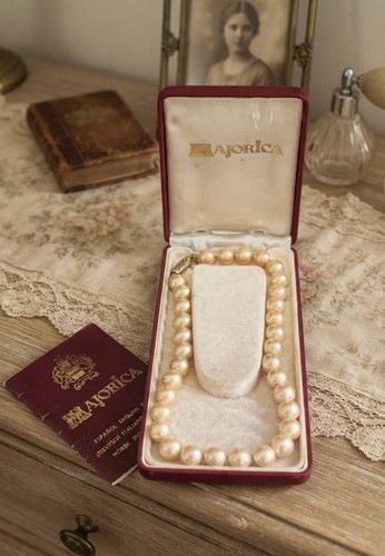 Collana perle majorica - collana, di