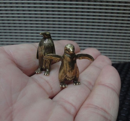 Coppia statuine pinguini