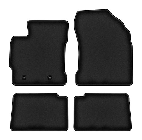 Set tappetini auto velour neri