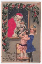 Antica cartolina natalizia in