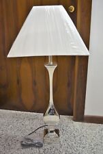 N5677 ECCEZIONALE LAMPADA da TAVOLO in ARGENTO SHEFFIELD COLLECTION ABATJOUR