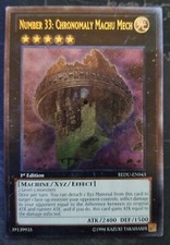 Numero 33 Cronomalia Machu Mech REDU-EN043 Ultimate Rare 1° Edizione Yugioh NM