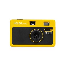 Fotocamera Holga 135AC 35mm gialla fotocamera analogica motorizzata piccolo schermo analogica