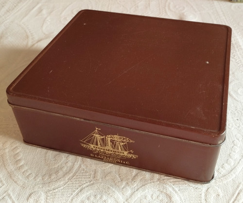 Scatola latta vintage - latta,