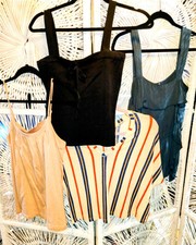 Lotto di 4 top, Zara, Banana
