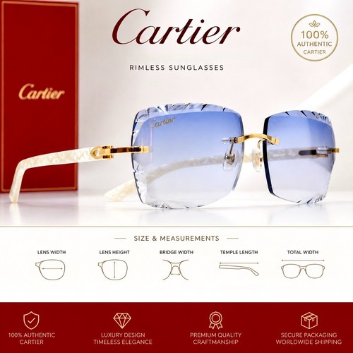 Occhiali sole cartier senza - occhiali,