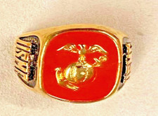 Marine Anello Militare Rosso