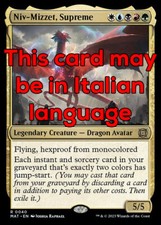 MTG NIV-MIZZET, SUPREME 40 EXC