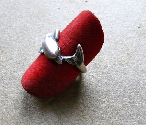 Anello delfino argento 925 - anello,