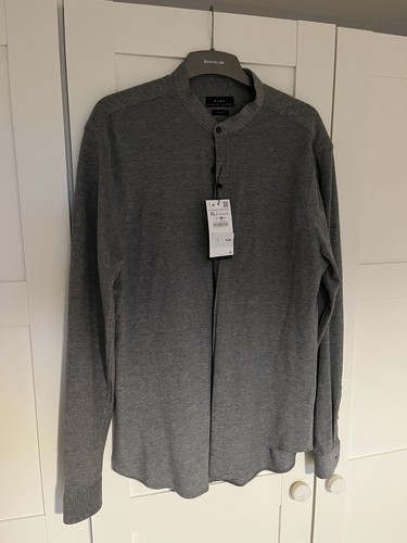 Camicia zara uomo grigio collo - uomo,
