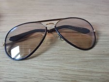 Vintage RayBan Leathers Original Aviators Sunglasses - B&L - Occhiali - Anni 80