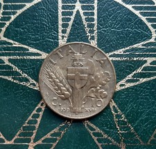 ($) 10 Centesimi 1939 XVII