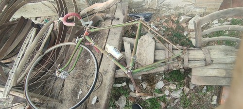 Bicicletta antica corsa da - antica,
