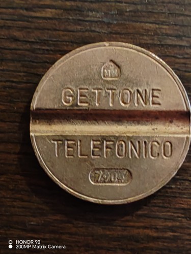 Gettone telefonico raro cmm - gettone,