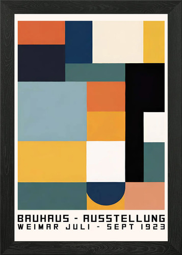 Bauhaus 1923 arte parete - arte,