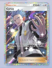 Pokemon Tcg Pocket Trade Card Cyrus 2 🌟 Star Trainer Card  -eng