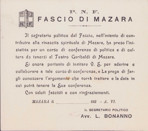 Partito nazionale fascista - partito,