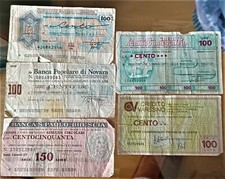 ZZ MINI ASSEGNI ANNI 70 CINQUE