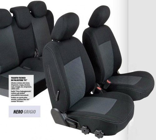 Coprisedili nero grigio seat - coprisedili,