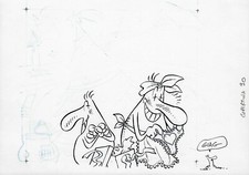 GIACOMO MICHELON  -Tavola originale  Copertina Lupo Alberto n.90