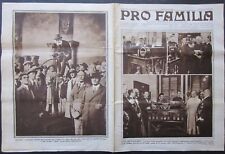 1931 PRO FAMILIA Papa Pio XI radio Vaticano Bici ciclismo biciclo