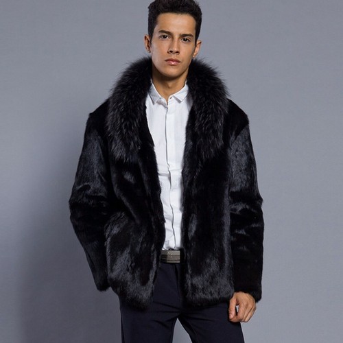 Cappotto pelliccia visone uomo